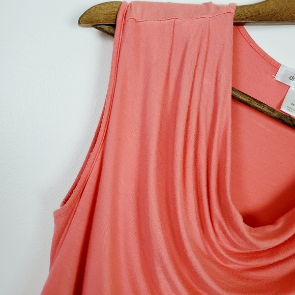 Dressbarn Womens Sleeveless Drape Neck Blouse‎ Top - Picture 5 of 11